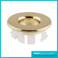 Aeris Brushed Brass Overflow Ring