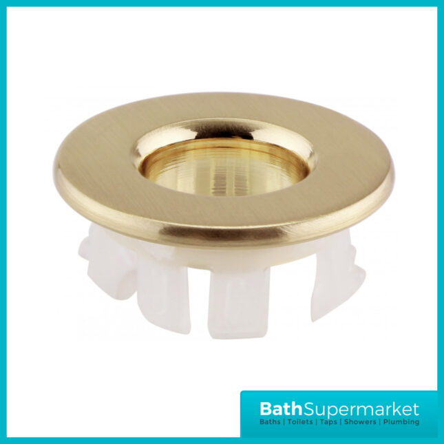 Aeris Brushed Brass Overflow Ring