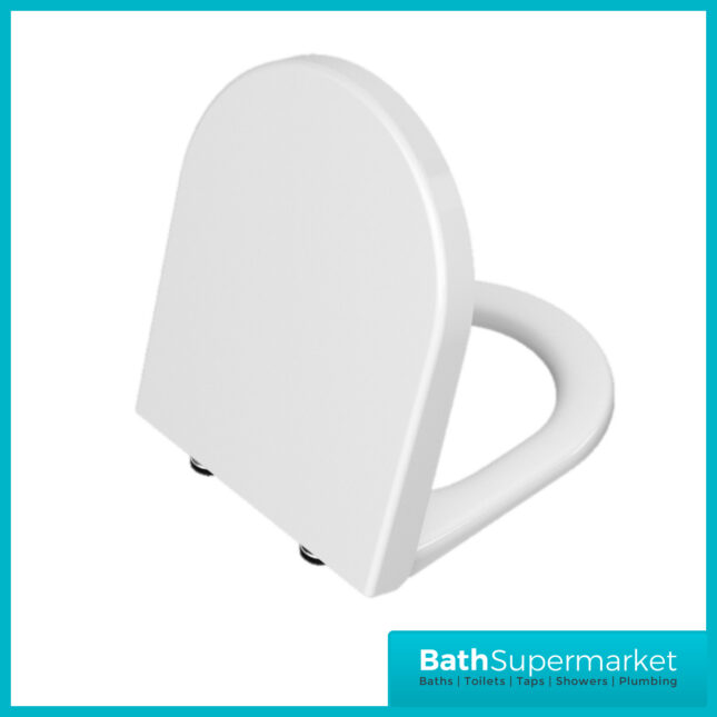 Kartell Eklipse Round Wall Hung Rimless Pan With Soft Close Seat