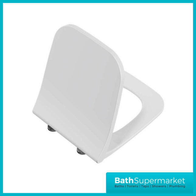 Kartell Eklipse Square Wall Hung Rimless Pan With Soft Close Seat