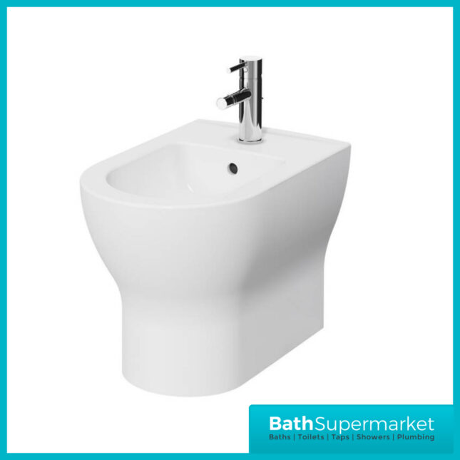 Kartell Eklipse Round Back To Wall Bidet 1 Tap Hole - Image 2