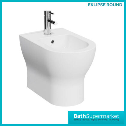 Kartell Eklipse Round Rimless Back To Wall Bidet