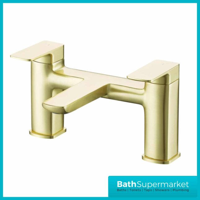 Synergy Studio D Brushed Brass Bath Filler Tap SY-D03BB