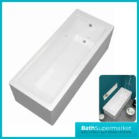 Sanica Granada Square Single Ended Acrylic Bath Tub 1750mm x 700mm