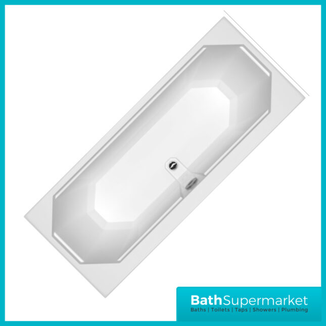 Kvit Astlea Duo Double Ended Acrylic Bath 1700mm x 700mm & 1700mm x 750mm