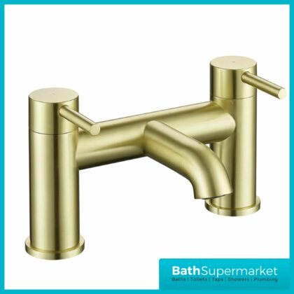 Synergy Studio G Brushed Brass Round Bath Filler Tap