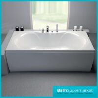 Kvit Arc Duo Double Ended Round Bath 1700mm x 750mm & 1800mm x 800mm Width