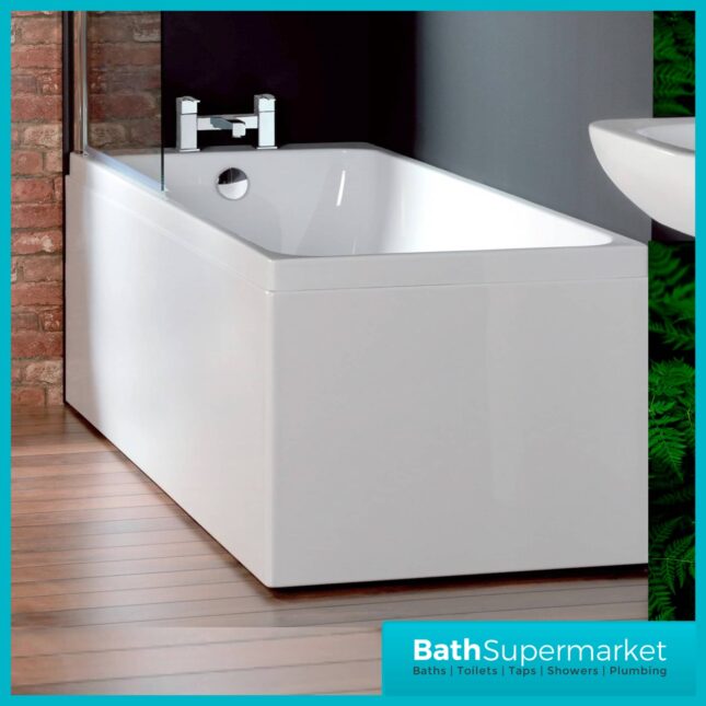 Refine Profile Single Ended Thin Edge Bath 1700mm x 750mm
