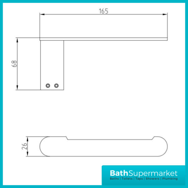 Aeris Brushed Brass Bathroom Accessory Pack - 4 Piece