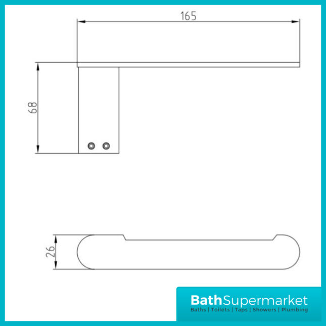 Aeris Brushed Brass Bathroom Accessory Pack - 4 Piece