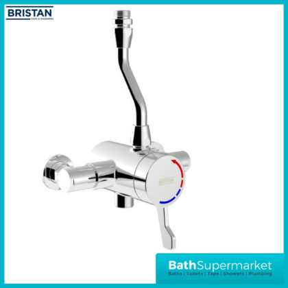 Bristan Opac Commercial Top Outlet Exposed Shower Valve With Lever Handle