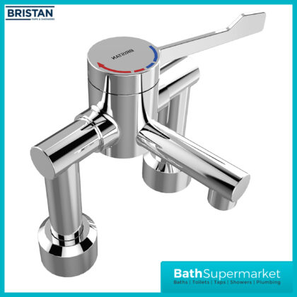 Bristan Commercial TMV3 Single Control Hospital Deck Mounted Basin Mixer Tap