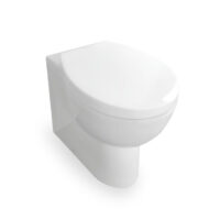 G4K Round Comfort Height Back To Wall Ceramic Toilet Pan & Soft Close Seat WC - Image 9