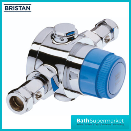 Bristan Chrome Commercial Thermostatic Mixing Valve 28mm