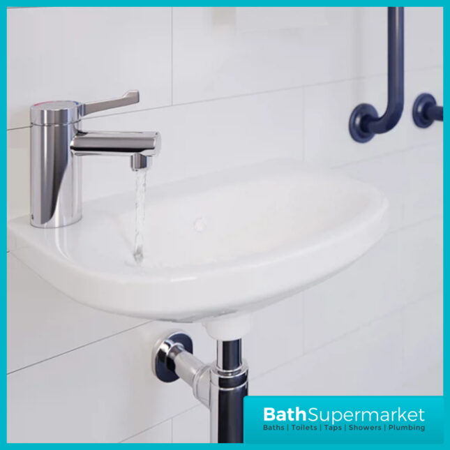 Bristan Solo2 TMV3 Mono Basin Mixer Tap With Long Lever Handle
