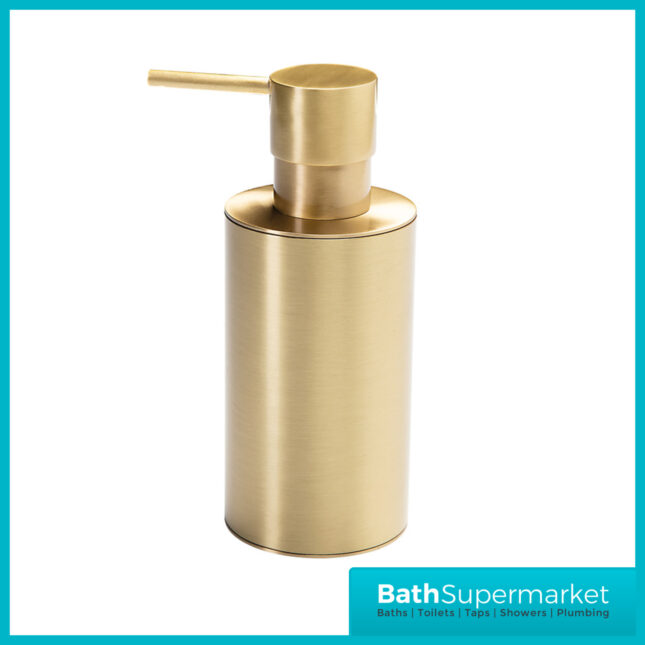 AquaVolere Arazi Brushed Brass Bathroom Accessory Pack - 3 Piece Set