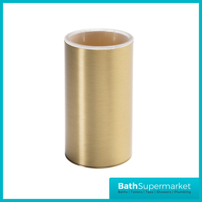 AquaVolere Arazi Brushed Brass Bathroom Accessory Pack - 3 Piece Set