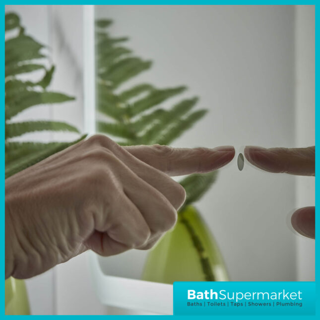 Tavistock Evade LED Touch Sensor Demister Bathroom Mirror - 500mm 600mm 1000mm Sizes