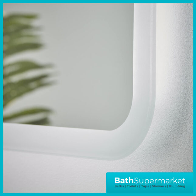 Tavistock Evade LED Touch Sensor Demister Bathroom Mirror - 500mm 600mm 1000mm Sizes