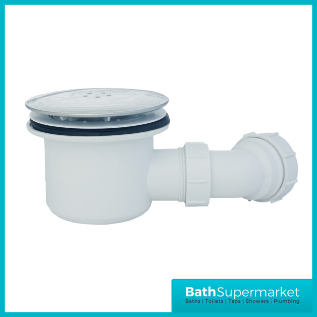 AquaVolere White 45mm Deluxe Rectangular Shower Tray & Waste 1685mm x 700mm