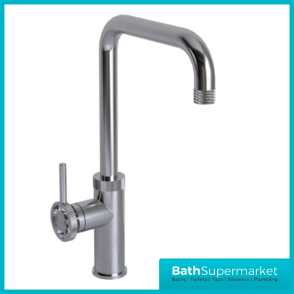 Industrial Style Chrome Kitchen Single Lever Handle Mixer Tap