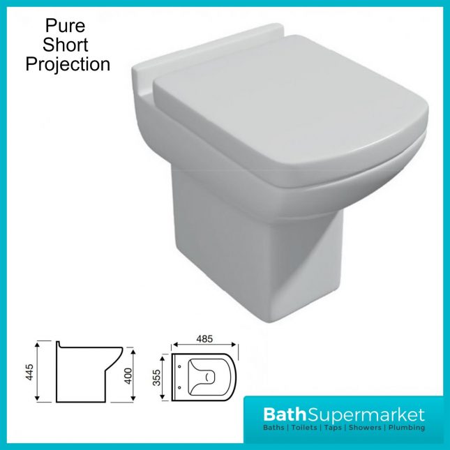 Kartell Pure Back To Wall Toilet