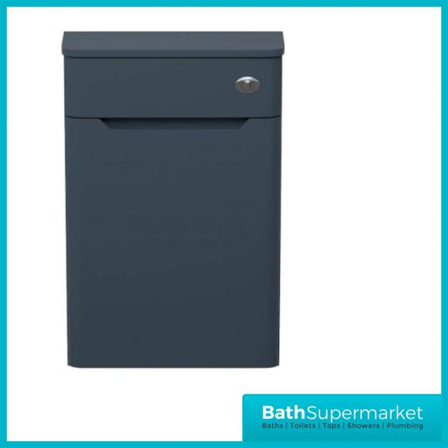 Biella Blue Back To Wall WC Toilet Unit 500mm - Image 2