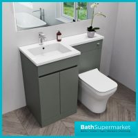 Empire Reed Green Combination L Shape Furniture Pack 1100mm LH & RH – Tall Unit Option