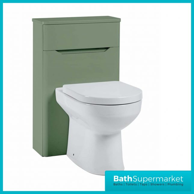 Biella Green Back To Wall WC Toilet Unit 500mm