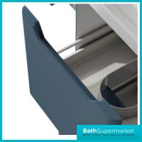 Biella Blue Floor Standing Drawer Vanity Unit & Basin 600mm