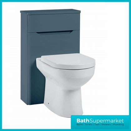 Biella Blue Back To Wall WC Toilet Unit 500mm