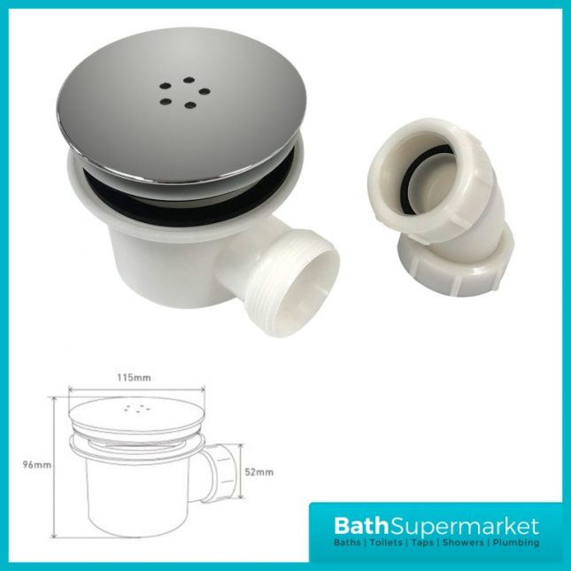 Shower Tray Rectangle Shape 900mm x 800mm High Quality Product White Gel Coat Resin Finish Low Profile 30mm Height Easy To Install Floor Installation Modern Sleek Design Chrome Fast Flow Waste Included Construction From Mineral Compound Material Other Sizes Available On Our Website