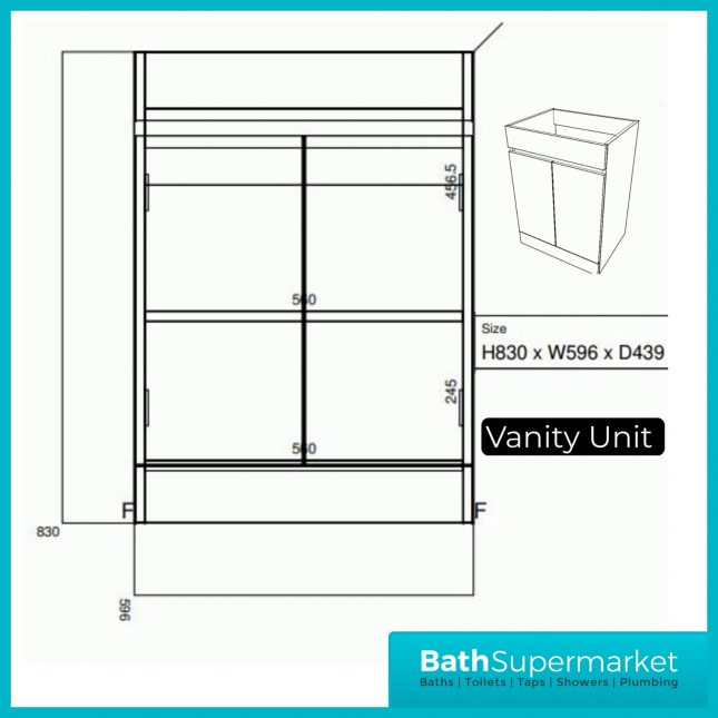 Empire Reed Green Combination L Shape Furniture Pack 1100mm LH & RH – Tall Unit Option