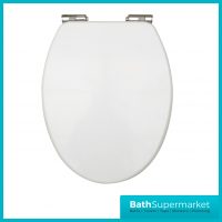 Sognare White Wooden Soft Close Toilet Seat