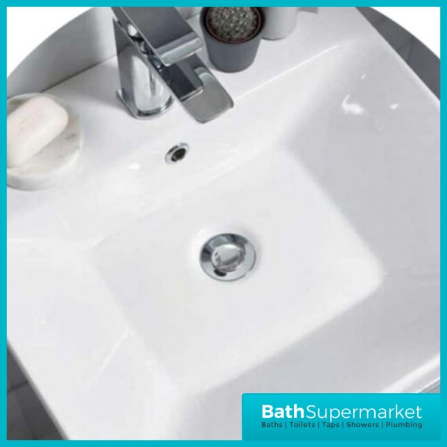 Biella Blue Floor Standing Drawer Vanity Unit & Basin 600mm