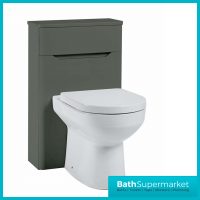 Biella Anthracite Back To Wall WC Toilet Unit 500mm