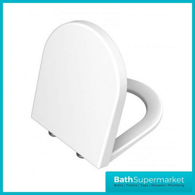 Style Round Compact Short Projection Wall Hung Toilet WC Pan & Soft Close Seat 480cm