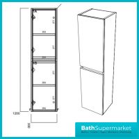 Empire Reed Green Combination L Shape Furniture Pack 1100mm LH & RH – Tall Unit Option