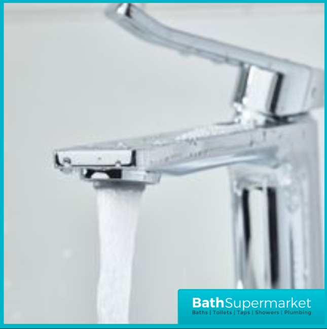 Bristan Saffron Polished Chrome Eco Start Mono Basin Mixer Tap With Clicker Waste