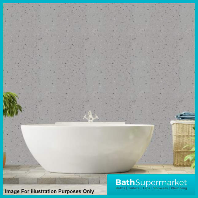 Maxplas Grey Galaxy Sparkle 10mm UPVC Wall Panel 1000mm x 2440mm