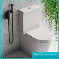 Sognare Matt Black Douche Shower Spray Bidet Handset With Flexible Hose & Holder