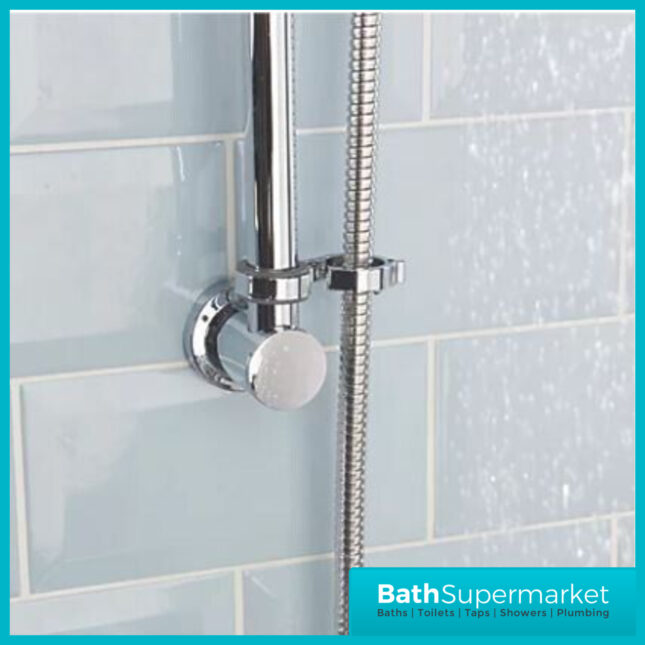 Bristan Frenzy Chrome Thermostatic Cool Touch Valve Multi Function Handset Shower
