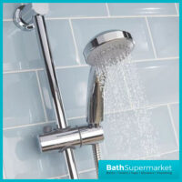 Bristan Frenzy Chrome Thermostatic Cool Touch Valve Multi Function Handset Shower