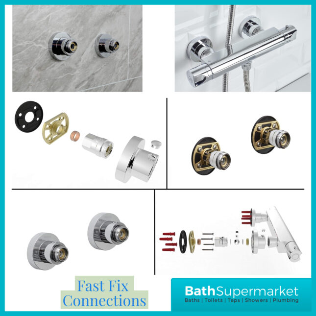 Bristan Artisan Chrome Thermostatic Bar Valve Multi Function Riser Rail Handset Shower