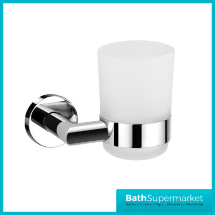 Sognare Como Round Chrome Wall Mounted Bathroom Rail Holder Toilet Accessories Set