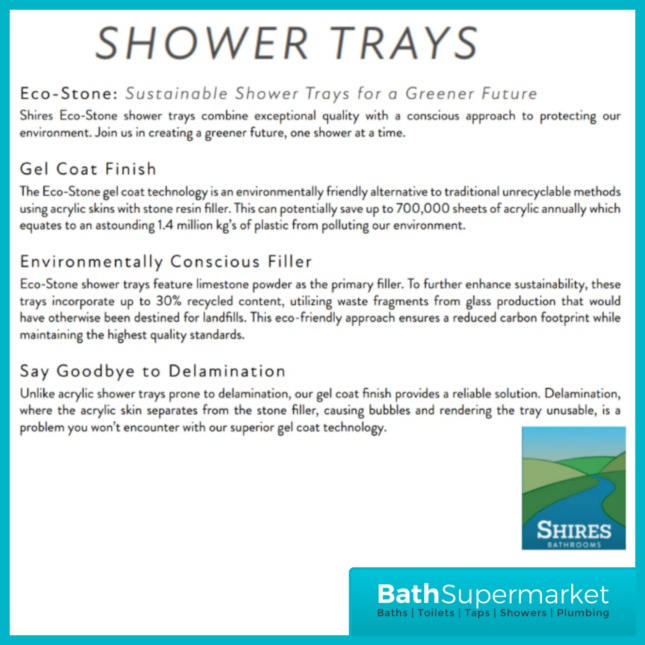 Shires Offset Quadrant Shower Tray With Waste 1200mm x 900mm Left & Right Handed