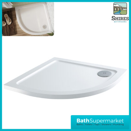 Sognare Shires Low Profile Quadrant Shower Tray 900mm x 900mm