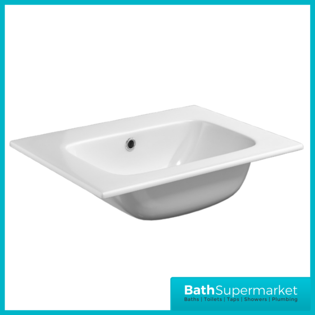 Sognare Aurora Reed Green 2 Drawer Vanity Unit 600mm & Basin – Choice Of Handle Colour