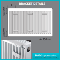 Kartell K-Rad Type 11 Compact Single Panel Convector Radiator 500mm Height – Various Width Sizes