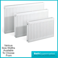 Kartell K-Rad Type 11 Compact Single Panel Convector Radiator 500mm Height – Various Width Sizes